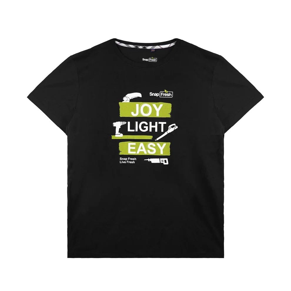 SnapFresh Sweatshirt T-Shirts (Black - 3XL)