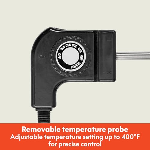 BELLA Electric Ceramic Titanium Griddle, Make 10 Eggs At Once, Healthy-Eco Non-stick Coating, Hassle-Free Clean Up, Large Submersible Cooking Surface, 10.5" x 20", Copper/Black