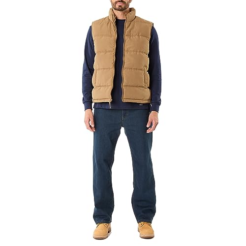 Smith's Workwear Big Men's Camo Printed Double-Insulated Puffer Vest, Acorn