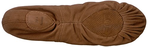 Bloch Women's Dance Men's Pump Split Sole Canvas Ballet Slipper/Shoe, Light Sand, 9