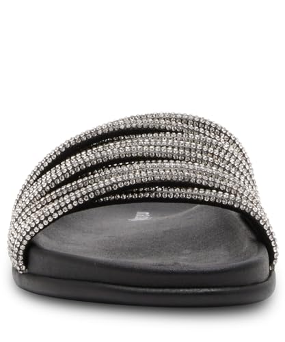 Madden Girl Women's Xana Slide Sandal, Black Multi, 6