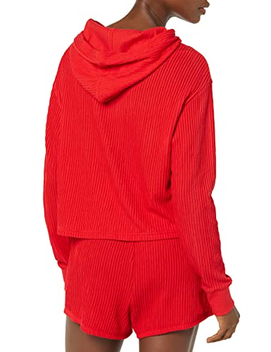 EleVen by Venus Williams Women's in Bloom Long Sleeve, Candy Red, X-Small