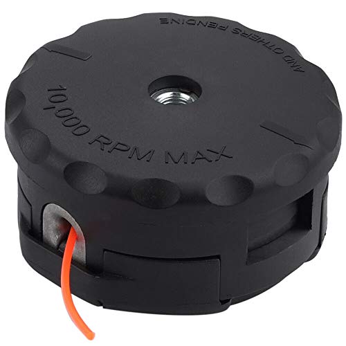 AMINORD 2 Packs Trimmer Head for Echo Speed Feed 400 SRM Series Straight Shaft Bump Feed Weed Eater (10mm x 1.25mm LH), Perfectly Fits SRM-225 SRM-230 SRM210 and More, Replace OEM Part #99944200907