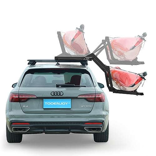 TOOENJOY Elevate Lift Assist Roof Rack, SUV Bike Kayak Carrier Elevating Assist Camping Multiple Loading