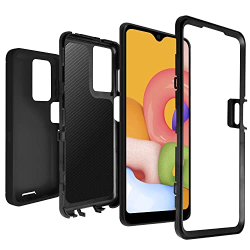 Cljlixcy Galaxy A13(2022) Case, Galaxy A04S (2023) Case, Shockproof Dust/Drop Proof Water-Resistance 4-Layer Full Body Protection Rugged Heavy Duty Cover for Samsung Galaxy A13 5G/ Galaxy A04S