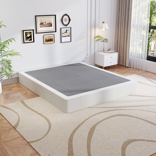 OSASET Twin Box Spring, 9 Inch Metal Twin Box Spring Only, Heavy Duty Metal Frame Mattress Foundation Support for 3000lbs, Easy Assembly, Noise Free, Non Slip