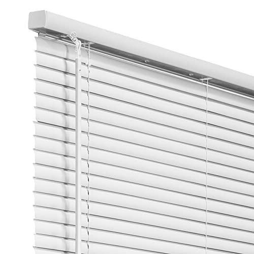 CHICOLOGY Custom Blinds for Windows, Mini Blinds, Window Blinds, Door Blinds, Blinds & Shades, Camper Blinds, Mini Blinds for Windows, Horizontal Window Blinds, Gray, 27" W X 60" H