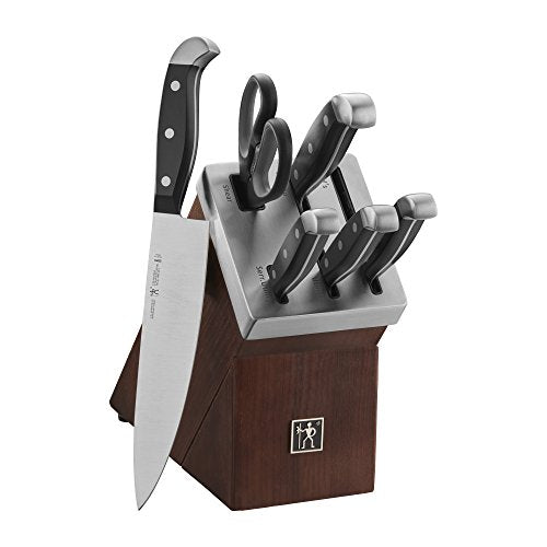HENCKELS Statement Razor-Sharp 7-Piece White Handle Knife Set, Chef Knife, Bread Knife, German Engineered Knife Informed by over 100 Years of Mastery