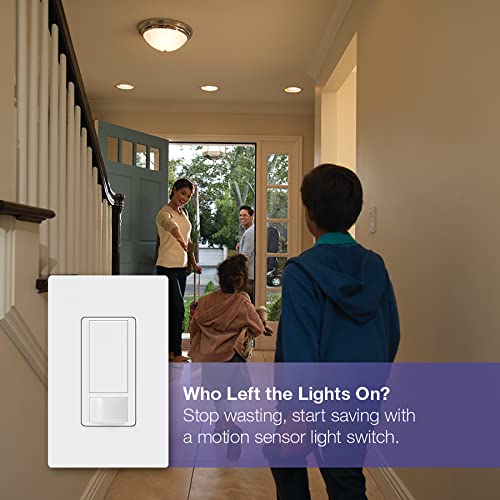 Lutron Maestro Motion Sensor Switch | 2 Amp, Single Pole | MS-OPS2-LA | Light Almond