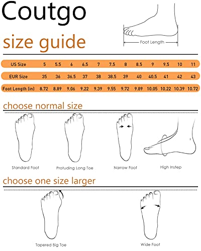 Coutgo Black Platform Heels for Women T-Strap Patent Chunky Heel Mary Jane Shoes