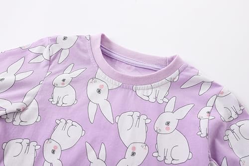 Little Girls Pajamas Toddler Fairy Pjs 100% Cotton Long Sleeve Sleepwear Pj Set Kids Ballerina Pjs Winter Clothes Set 3T 2012