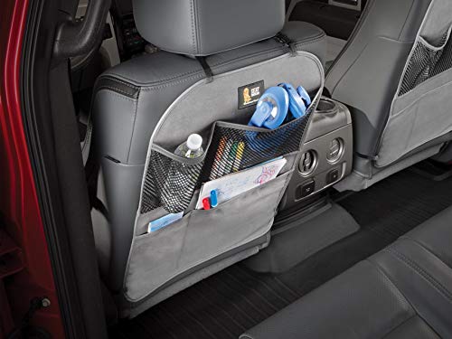 WeatherTech Seat Back Protector - Universal Kick Mat and Organizer for The Back of Your Seat - Charcoal