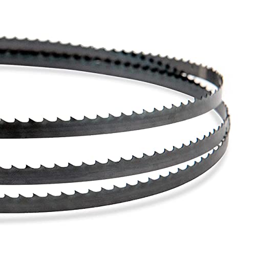 POWERTEC 63-1/2 Inch Bandsaw Blades, 1/4" x 14 TPI Band Saw Blades for Sears Craftsman and Hitachi 10" Tilt Head Band Saw for Woodworking, 2 Pack (13005-P2)