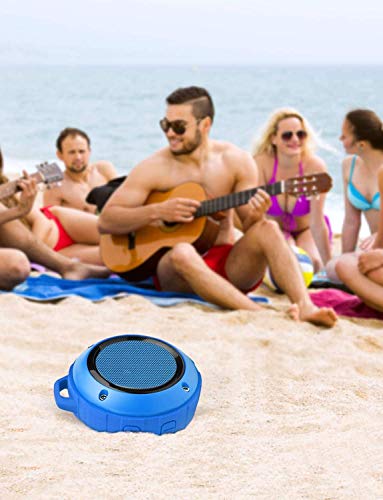 Kunodi Bluetooth Shower Speaker with IPX7 Waterproof, Crisp Clear Sound, True Wireless Stereo, Clip Portable for Pool Beach Boat Kayak Float Golf