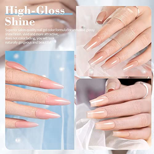 RARJSM Cat Eye Gel Nail Polish Set 6 Pcs Magnetic Sparkle Diamond Glitter Nude Pink Light Purple Red Silver Sheer Pink Velvet Ice Jelly Gel Polish with Magnet Stick UV LED Curing Requires Soak Off