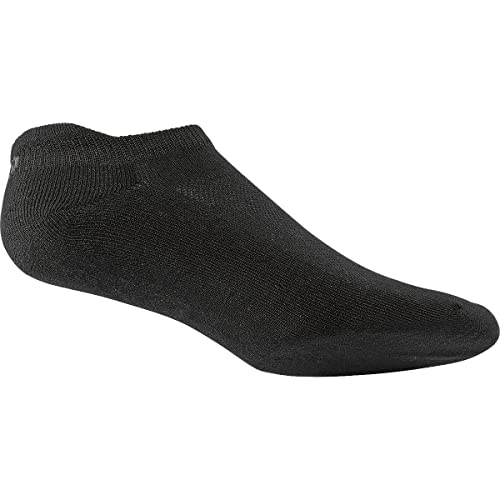 ASICS Men's Cushion Low Cut (3 Pack), Black, Small