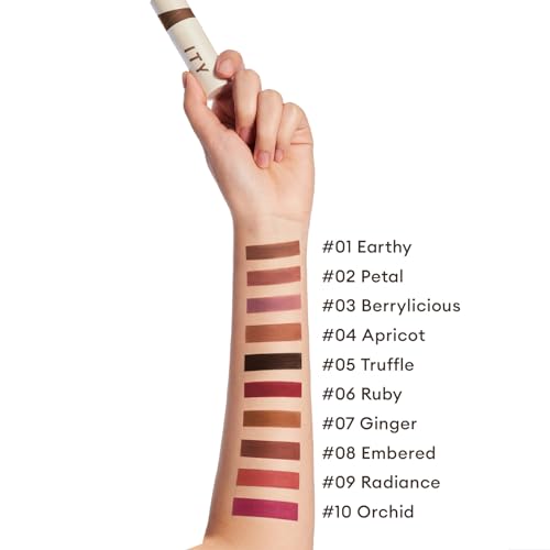 ITY Velvet Matte Finish Lip Stain-Mousse Textured Lip Clay, Red Shade, Conceals Lip Lines, Rich Pigment Lip Tint Lipsticks, 0.14 oz (4g) in Ruby