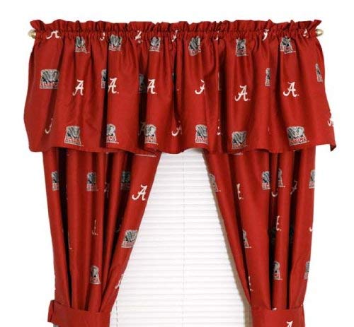 College Covers Everything Comfy Penn State Nittany Lions Curtain Panel Set, 2 Panels, 2 Matching Tie Backs, 42 inches Wide by 63 inches Long