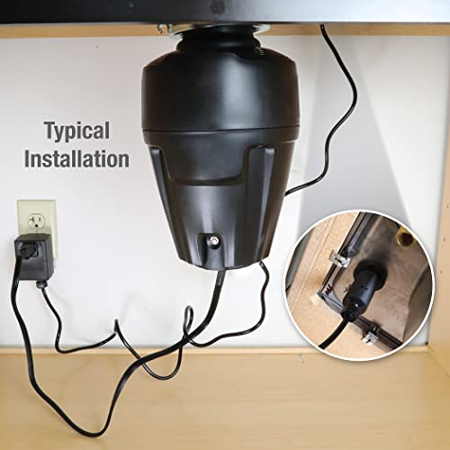 Danco 12037 Sink Top Mount Air Switch, No Size, Matte Black