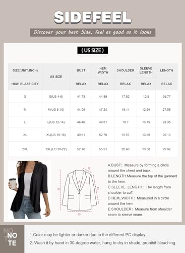 Sidefeel Lightweight Summer Cardigan for Women Spring Fashion 2024 Knit Ruffle Half Sleeve Kimono Cardigans Sweaters Black Small