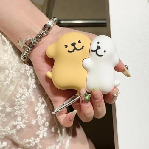 Case for AirPods 3rd Generation Earbuds(2021) with Keychain, Suublg Silicone Cute Case Protective Shockproof Covers with Cartoon Characters Skin Design for AirPods 3