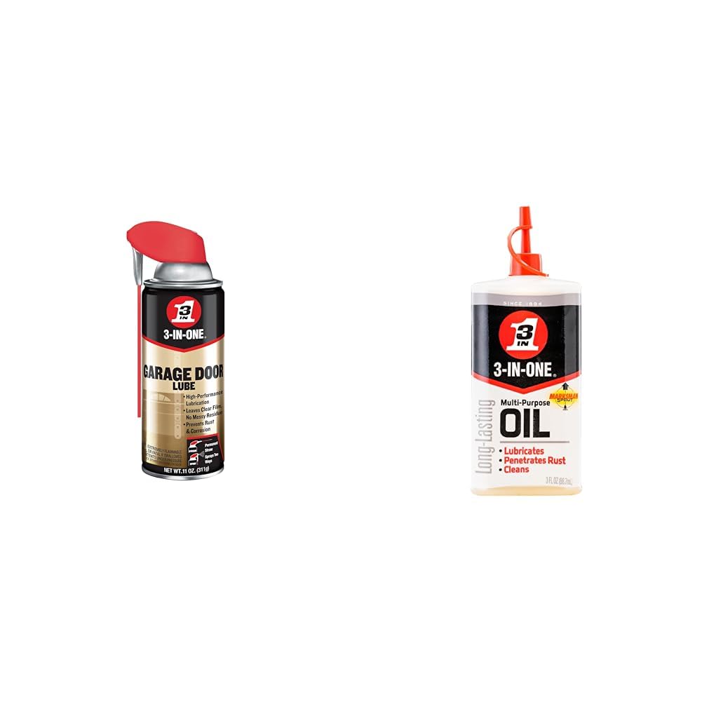 3-IN-ONE 11 Oz Garage Door Lubricant and 3 Oz Multi-Purpose Oil