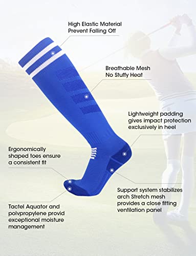 Boy Soccer Shin Guard, Soccer Socks Kids Boys Girls Football Calf Shin Pads, Shin Guards Soccer Youth, Knee High Sport Long Sock, XS for 3-7 Years Old