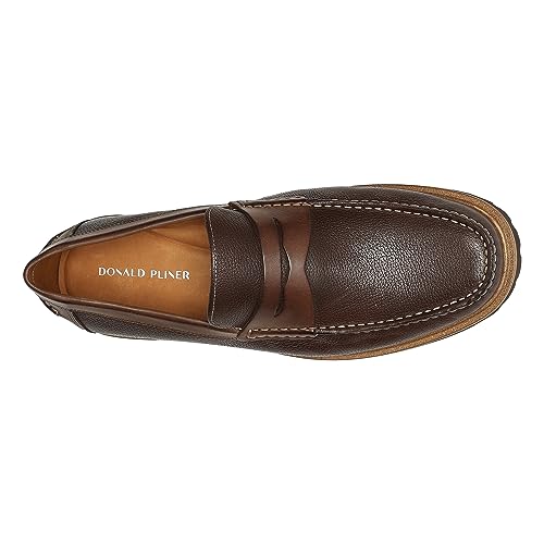 Donald Pliner Men's Joe Tumbled Calf Loafer, Navy, 12