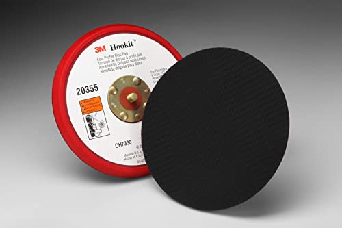 3M Hook and Loop Disc Pad Holder - For Hook and Loop Discs - For Rotary Sander, Angle Grinder, Disc Sander - 7' x 7/8' Center Post, 5/8'-11 Thread - 20245