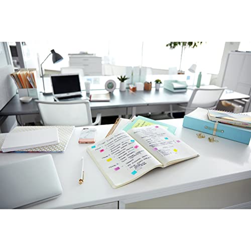 Post-it Flags Value Pack, 50/Dispenser, 4 Dispensers/Pack, 1 in Wide, Assorted Colors, Includes Free Flags + Highlighter (680-RYBGVA)