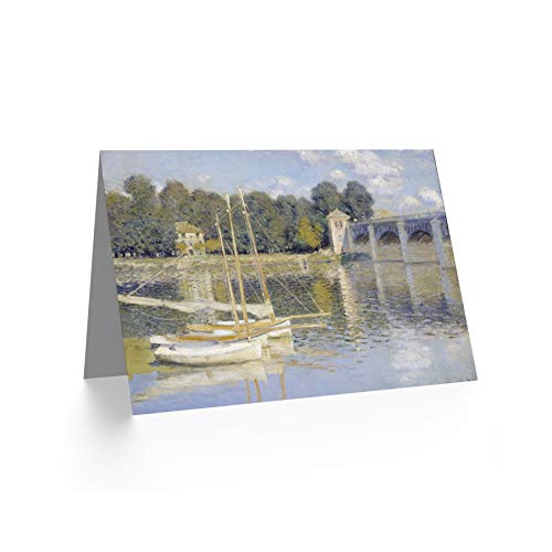 Artery8 Claude Monet The Rue Montorgueil In Paris Fine Art Greeting Card Plus Envelope Blank Inside