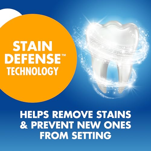 Arm & Hammer Advance White Toothpaste, Clean Mint Flavor, Stain Defense Technology, 6 Ounce (Pack of 4)