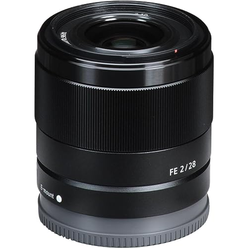 Sony SEL28F20 FE 28mm f/2-22 Standard-Prime Lens for Mirrorless Cameras