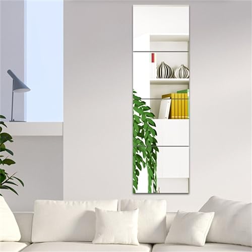 10 Inch Square Mirror Plate, Set of 12 - 1.5mm Thick Glass Plate Mirror Tiles w/ Smooth Edges - Perfect Candle Wedding Centerpiece Table Decorations, Home Accent Wall Decor, & More - PARNOO