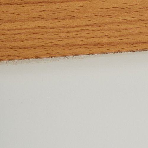 Hodedah Long Standing Kitchen Cabinet with Top and Bottom Enclosed Cabinet Space, One Drawer, Large Open Space for Microwave, White