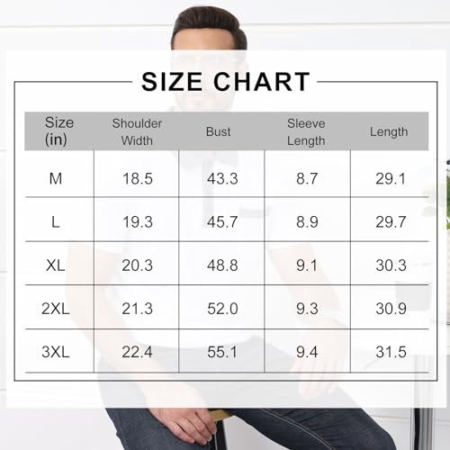 Lexiart Mens Fashion Short Sleeve Polo Shirts Splice Button Collar Regular-Fit Tshirts with Pocket Black