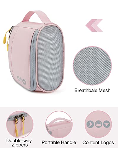 BAGSMART Keep Shape Packing Cubes for Travel, 6 Set Travel Cubes for Packing, Lightweight Suitcase Organizer Bags Set for Travel Essentials