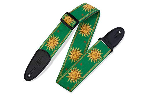 Levy's Leathers Guitar Strap (MPJG-Sun-GRN)