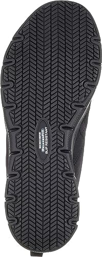 Skechers Women's Ghenter Srelt Work Shoe, Black, 8.5 M US
