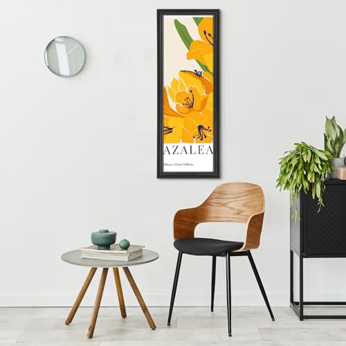 16x24 Picture Frame, Gold Poster Frame, Home Decor Natural Gallery Frame, Horizontal or Vertical Format, Sturdy Frame and Plexiglass, Large Photo Frame Wall Art, for Photos, Artworks, Posters