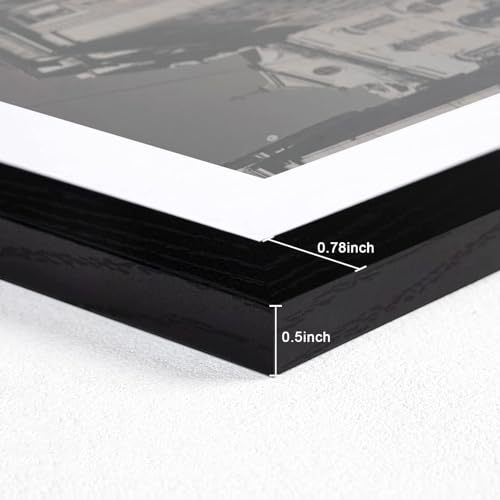 eletecpro 5x7 Picture Frames Set of 10, Picture Frame Collage Wall Decor Display 4x6 Photo with Mat or 5x7 without Mat, Home Decor Gallery Frame for Table Top or Wall Mounting, White
