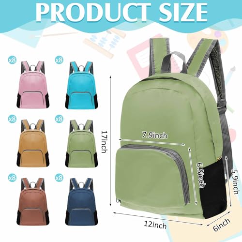 Patelai 48 Pcs Back Packs Bulk for Kids Classic Bookbags 17 Inch Colorful Basic Back Packs School Supply Kits for Boys Girls (Cartoon Prints)