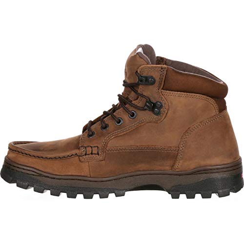 ROCKY Men's FQ0008723 Hiking Boot, Light Brown, 6.5 M US