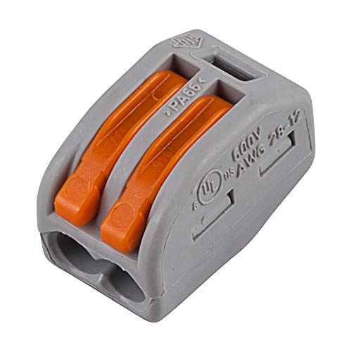 Wago 222-412 Lever-Nuts 2 Conductor Compact Connectors 10 PK