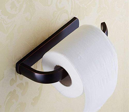ELLO&ALLO Oil Rubbed Bronze Toilet Paper Holder Bathroom Accessories Wall-Mounted, Rust Protection
