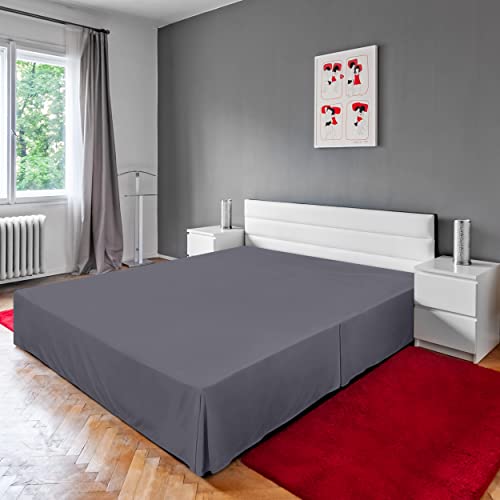 Utopia Bedding Queen Bed Skirt - Soft Quadruple Pleated Ruffle - Easy Fit with 16 Inch Tailored Drop - Hotel Quality, Shrinkage and Fade Resistant (Queen, Teal)