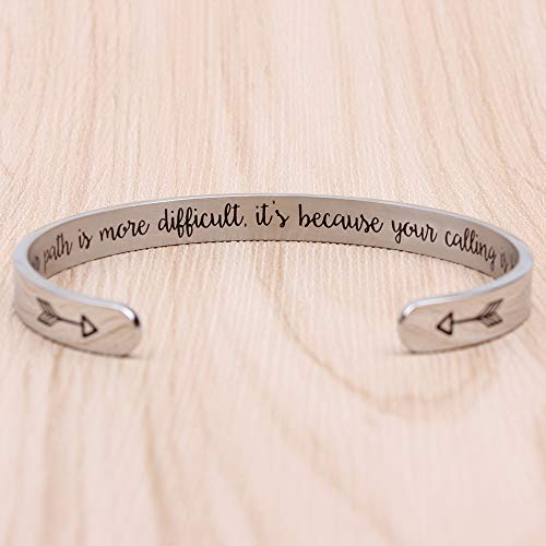 Btysun Mom Gifts for Christmas Inspirational Bracelets for Women Thanksgiving Gift Mother Birthday Gifts for Mom Cuff Bracelet Mom Gifts Mantra Quotes Engraved Jewelry