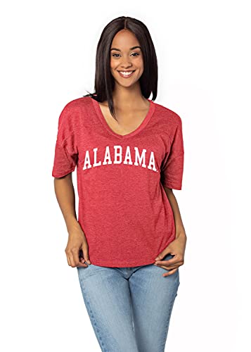 Chicka-d Women's Standard V-Happy Jersey, Red, Medium