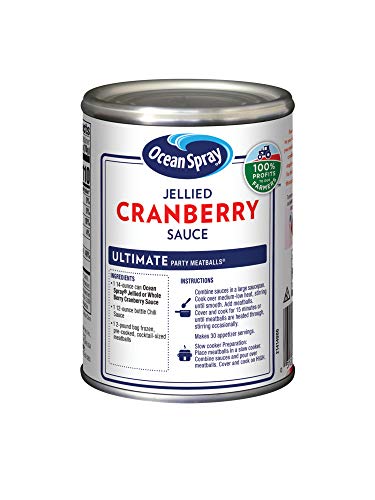 Ocean Spray Jellied Gluten Free Cranberry Sauce, 14 Ounce Can
