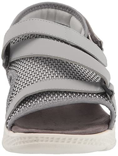 Propét Women's TravelActiv Sport Sandal,Silver,7